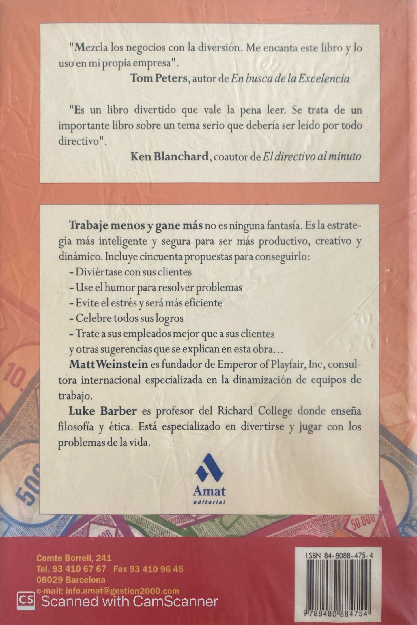 Trabaje menos y gane más | Matt Weinstein