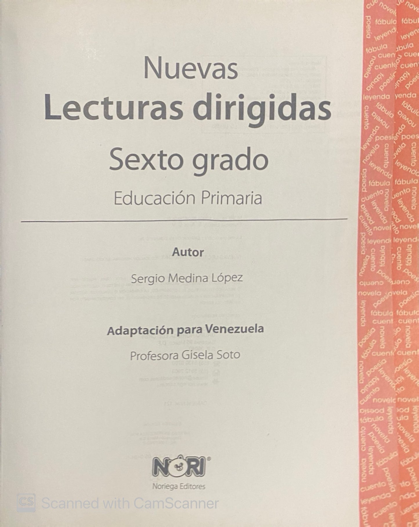Nuevas lecturas dirigidas 6to Grado Editorial Nori