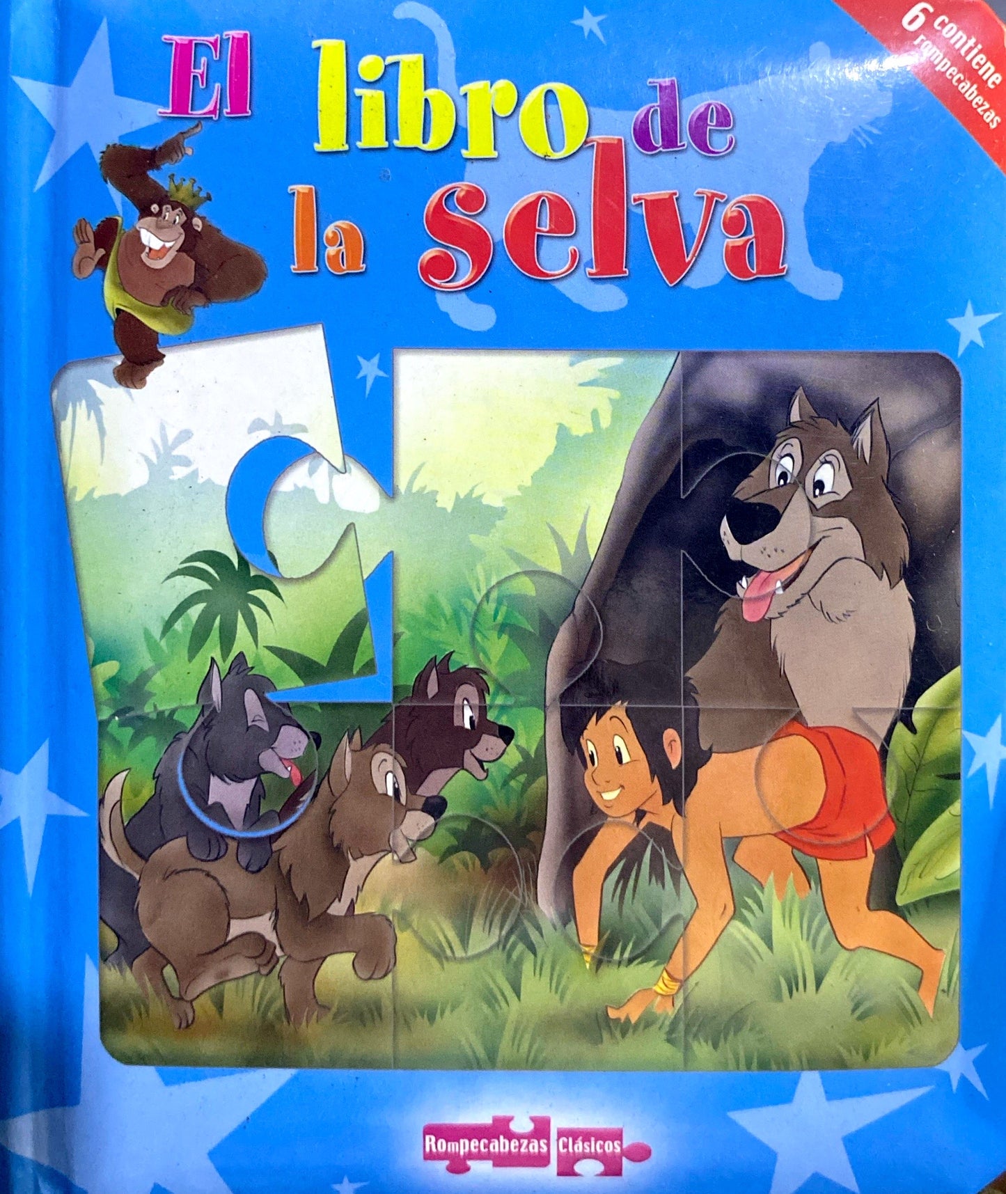 Cuento con rompecabezas El libro de la selva