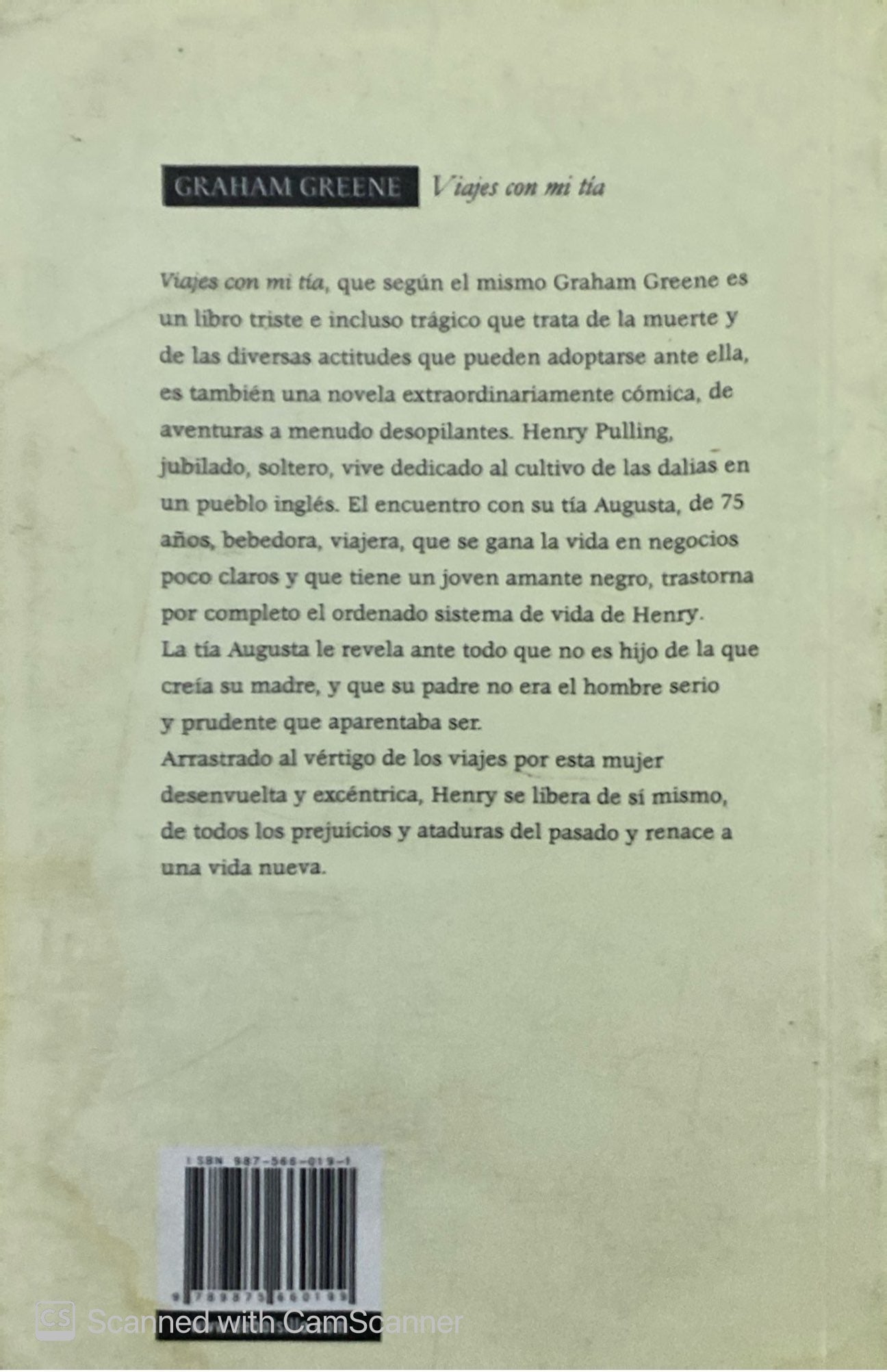 Viajes con mi tía | Graham Greene