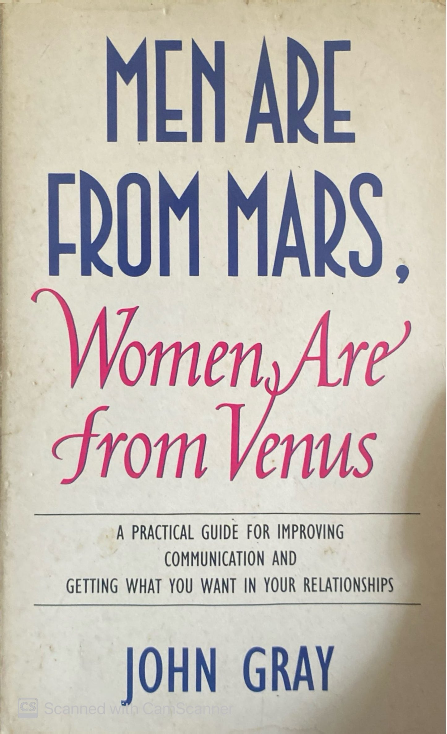 Men are from mars, women are from venus | John Gray