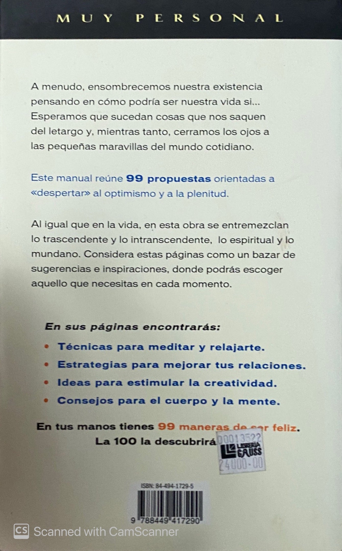 99 maneras de ser feliz | Gottfried Kerstin