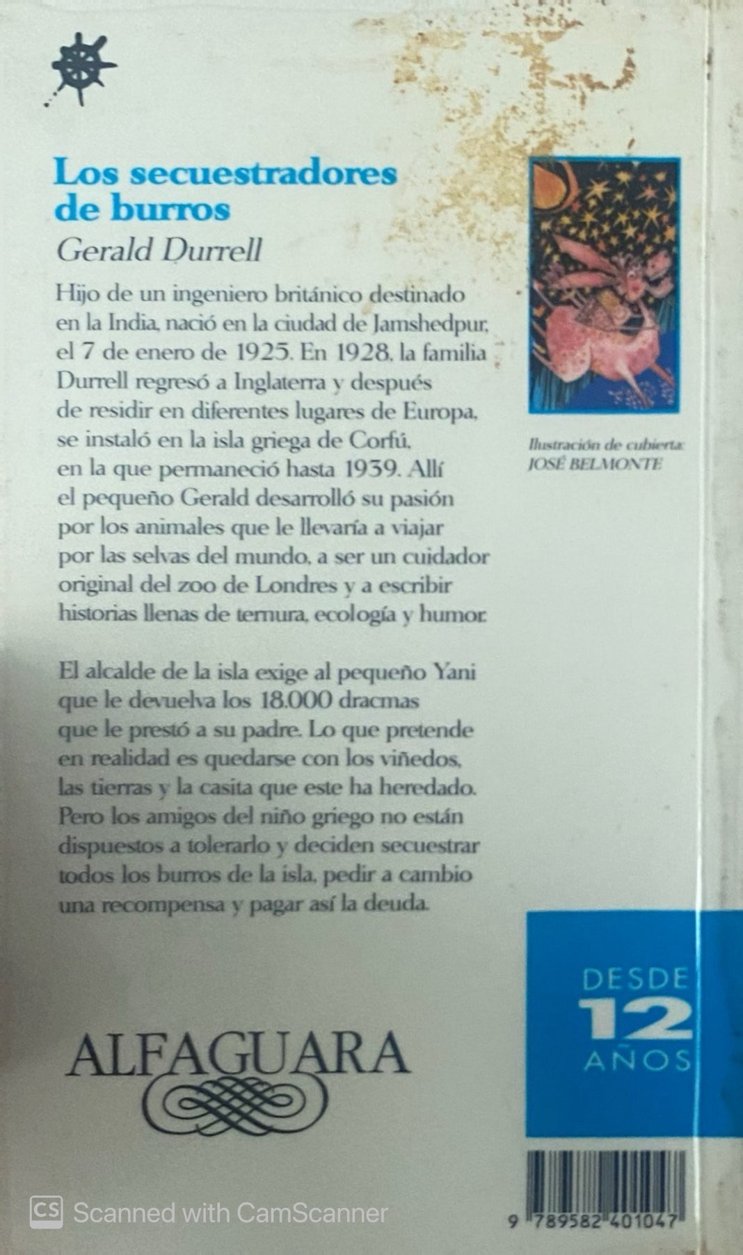 Los secuestradores de burros | Gerald Durell