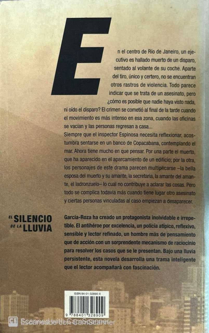 El silencio de la lluvia | Luiz Alfredo Garcia-Roza