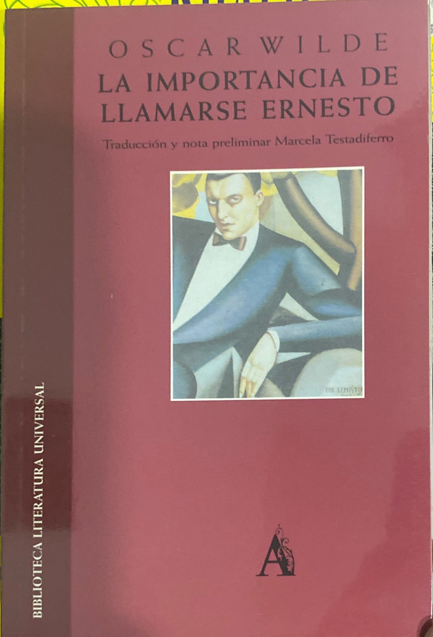La importancia de llamarse Ernesto | Oscar Wilde