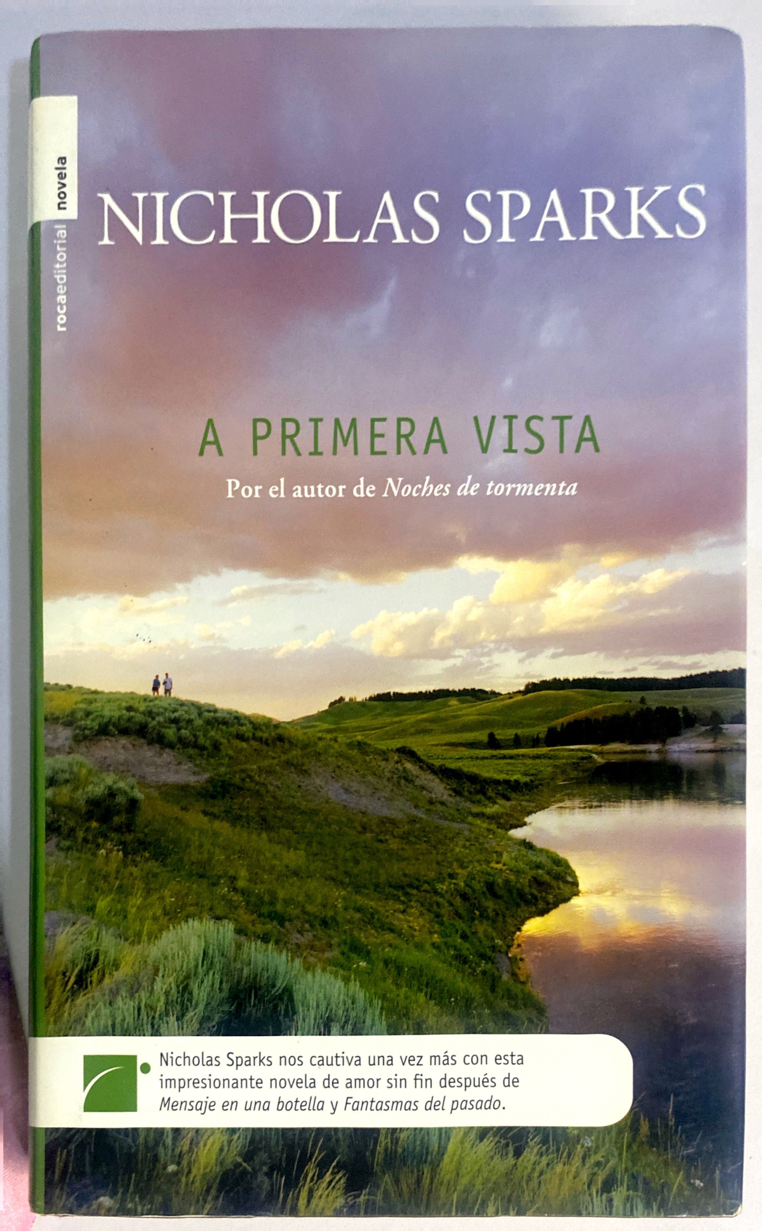 Libro A primera vista de Nicholas Sparks – Libros.ccs