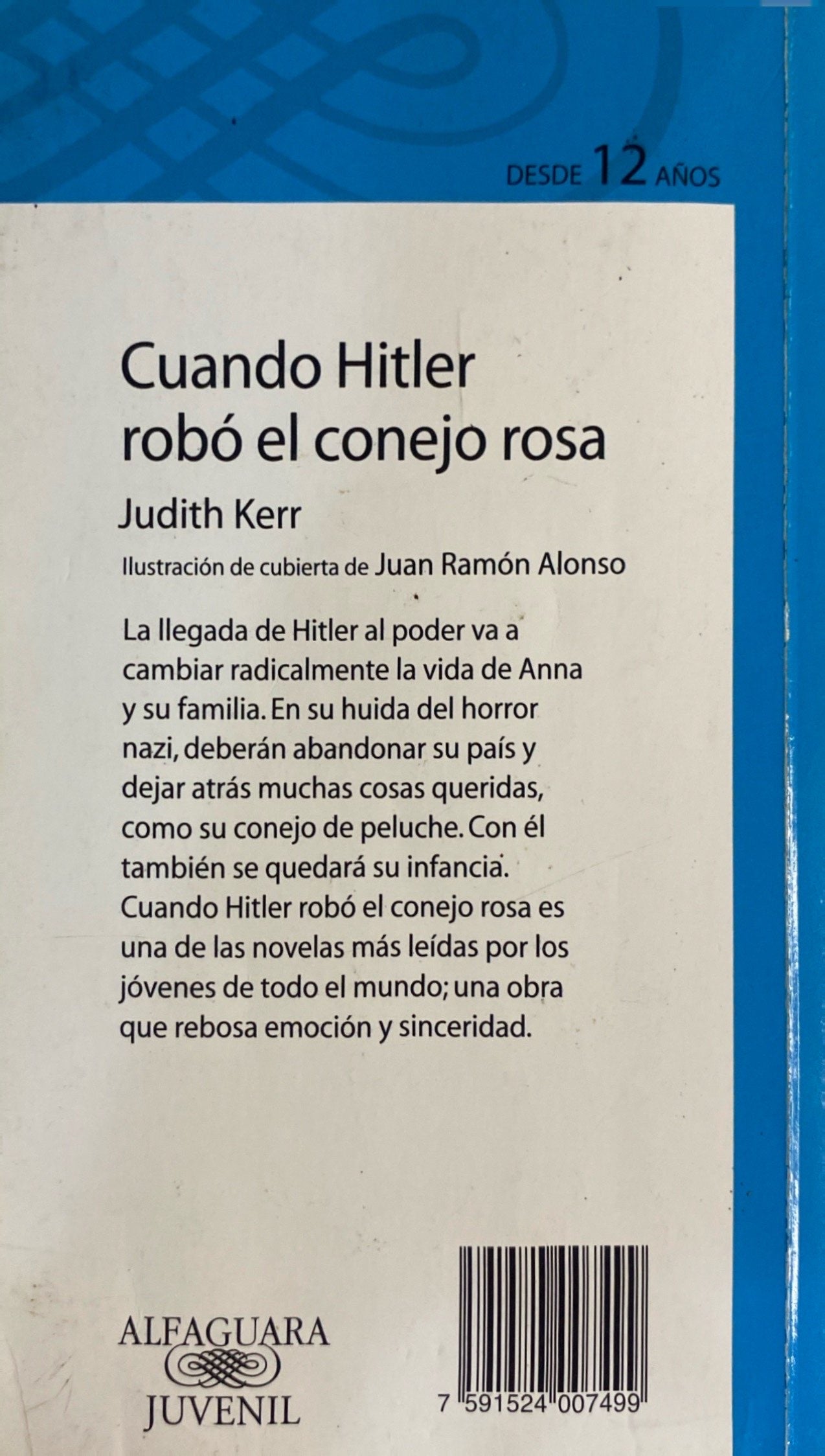 Cuando hitler robó el conejo rosa | Judith Kerr