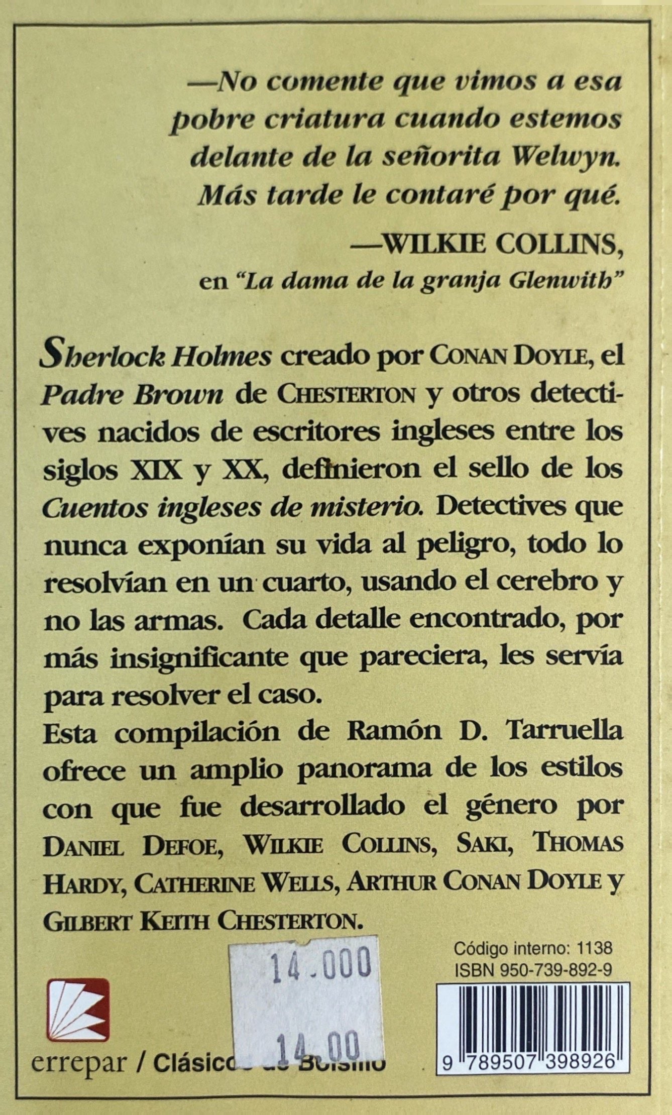 Cuentos ingleses de misterio | Chesterton Defoe