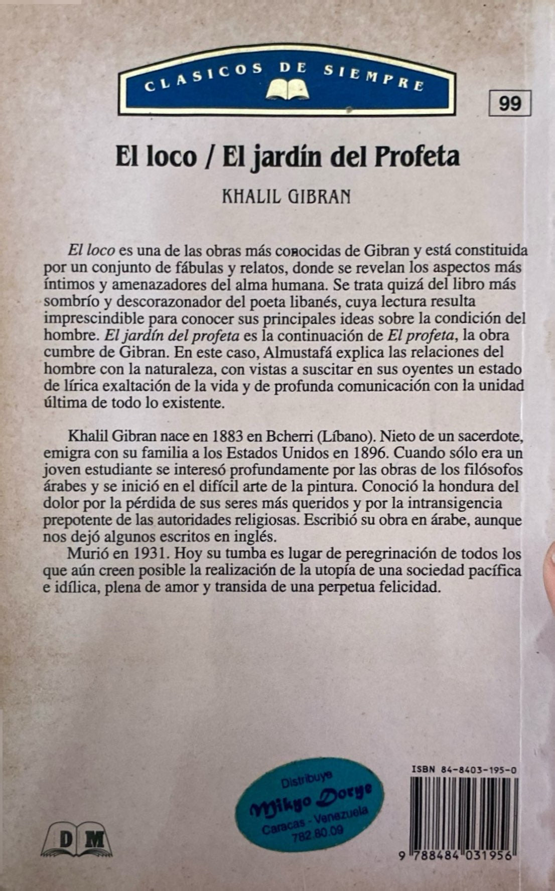 El loco,el jardín del profeta | Khalil Gibran