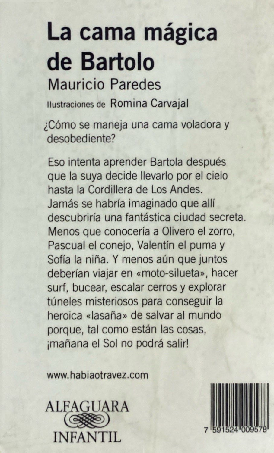 La cama mágica de Bartolo | Mauricio Paredes