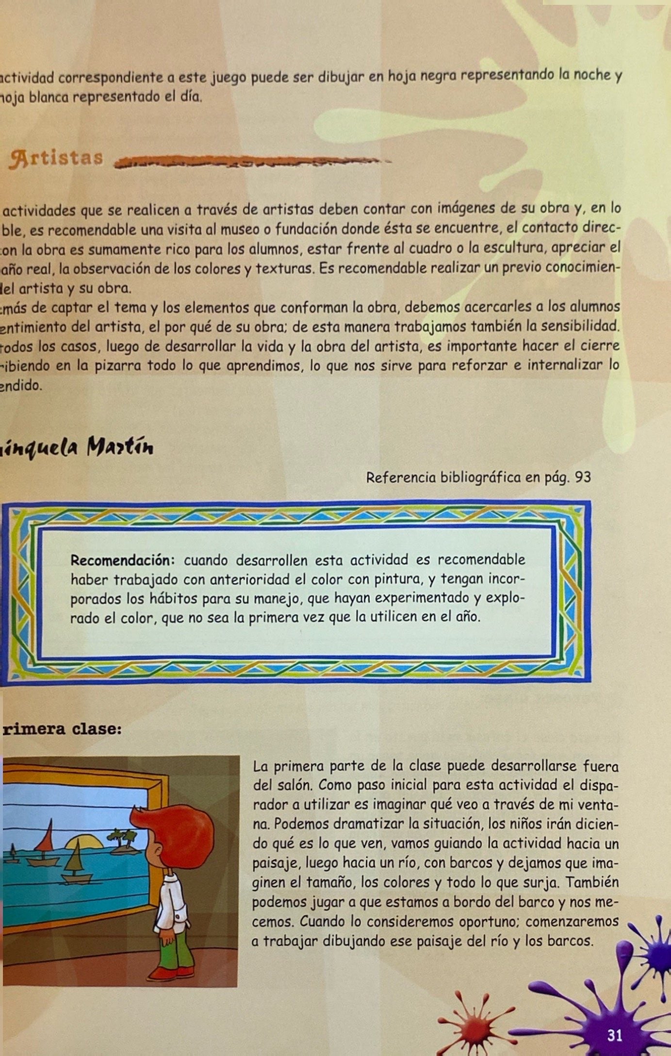 Plástica en la escuela