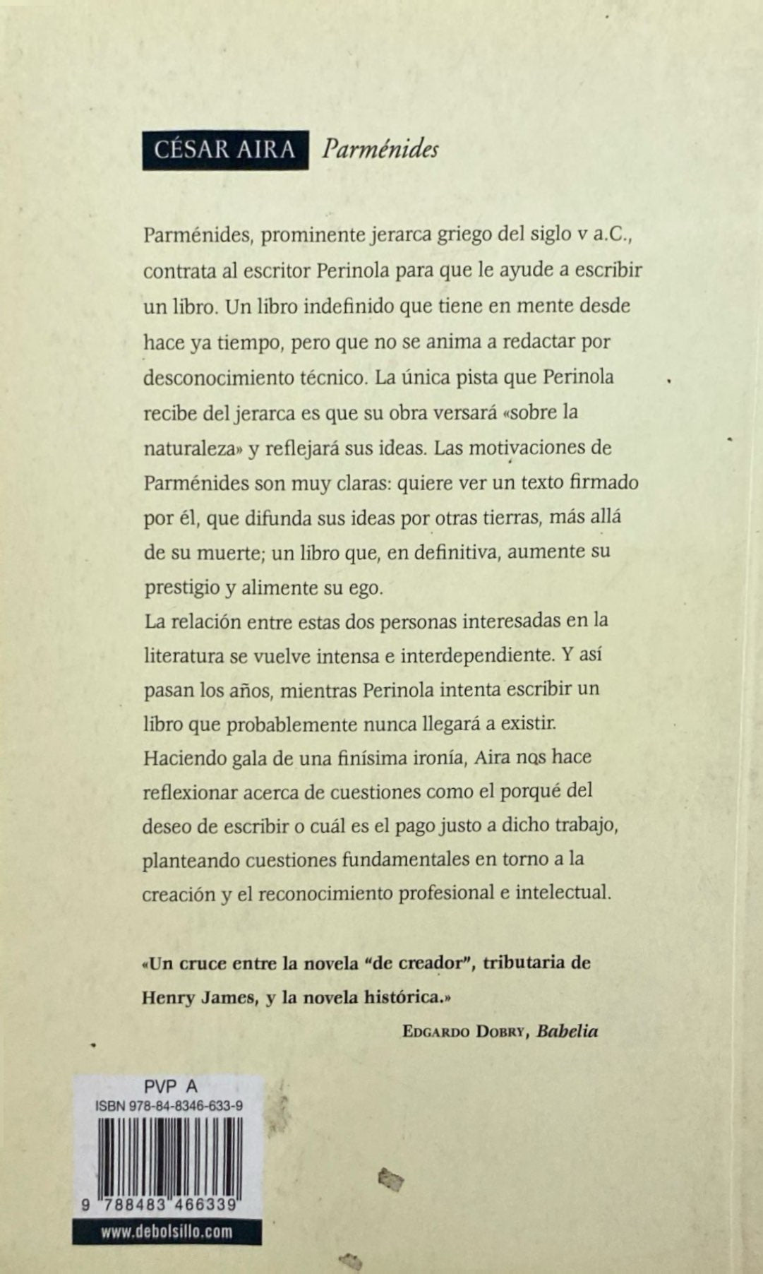 Parménides | César Aira