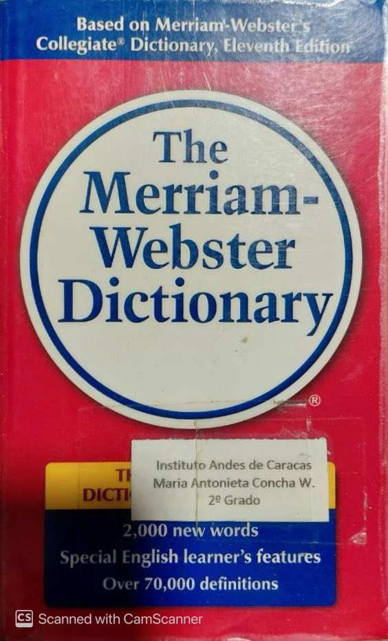 The Merriam-Webster dictionary