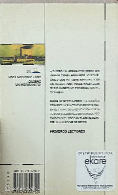 Quiero un hermanito | Maria Menendez Ponte