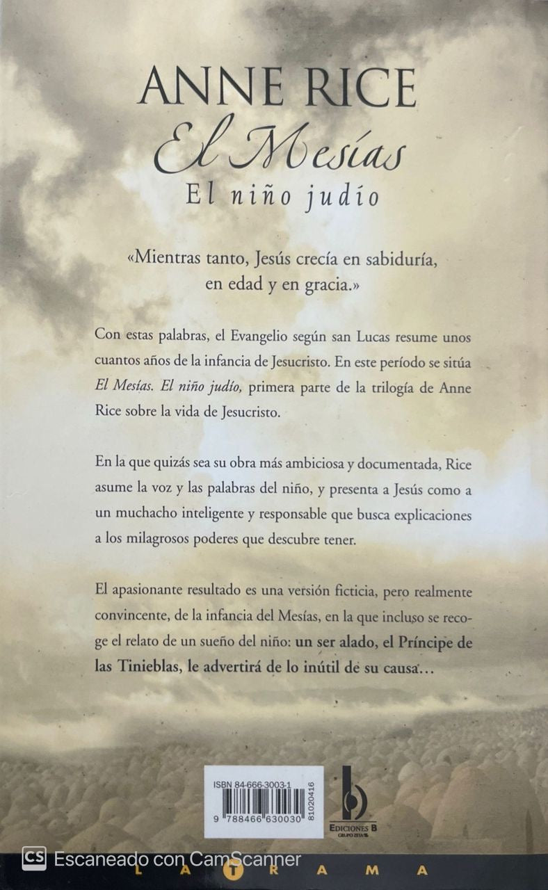 El mesías: el niño judío | Anne Rice
