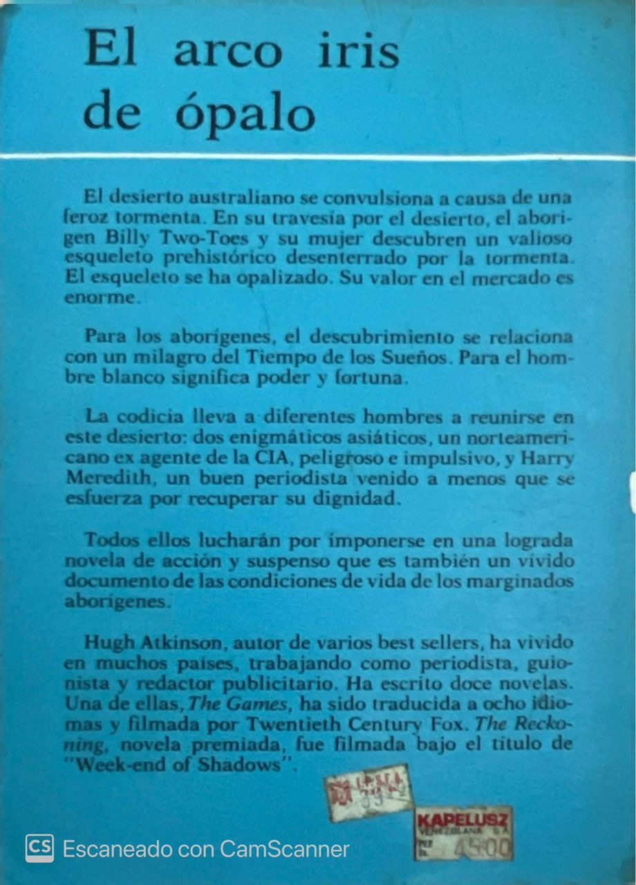 El arco iris de ópalo | Hugh Atkinson