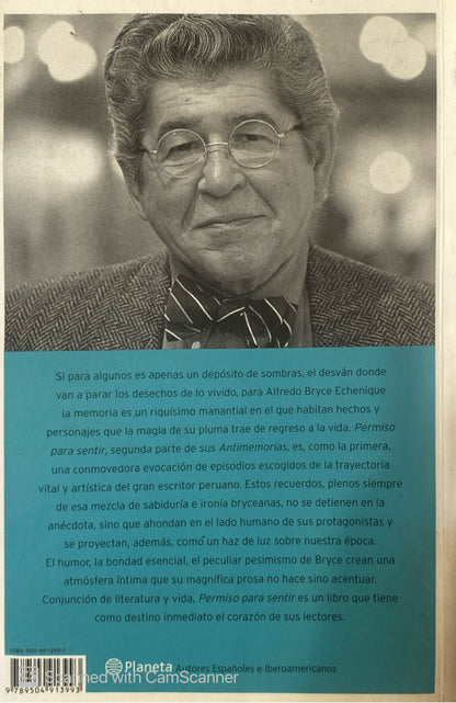 Permiso para sentir | Alfredo Bryce Echenique