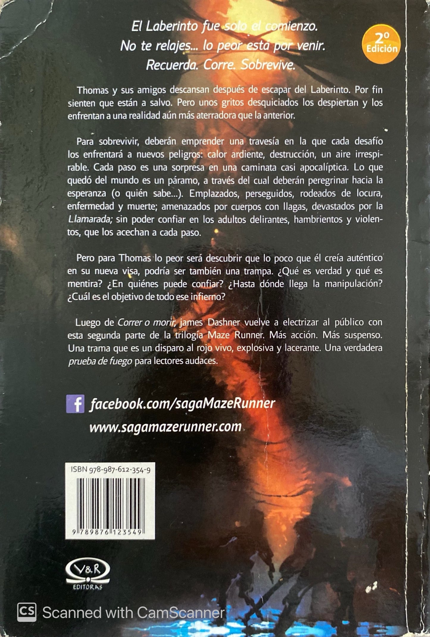 Maze Runner Prueba de fuego | James Dashner