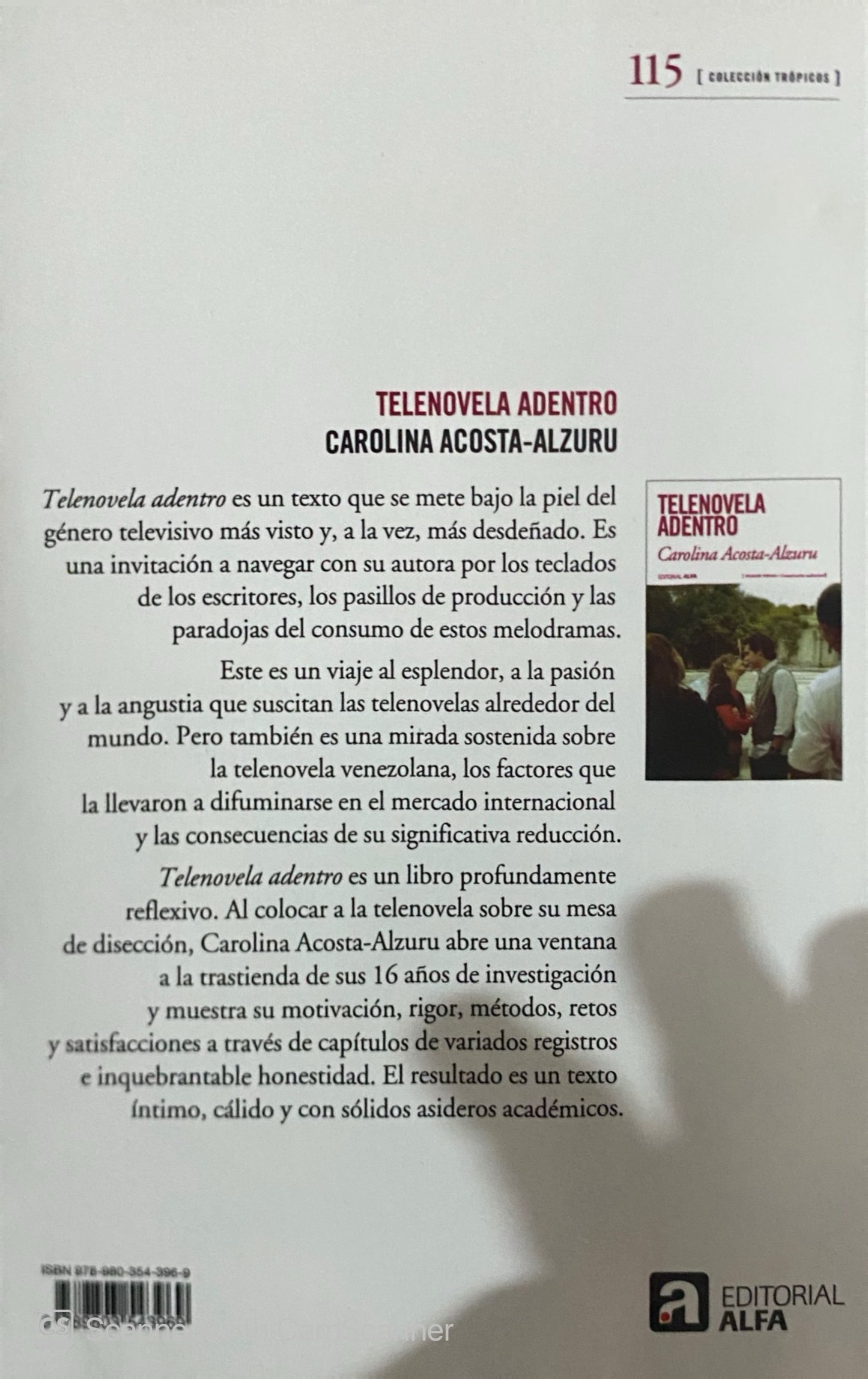Telenovela adentro | Carolina Acosta-Alzuru
