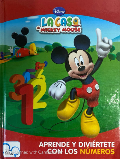 La casa de mickey mouse Aprende y diviértete con los números