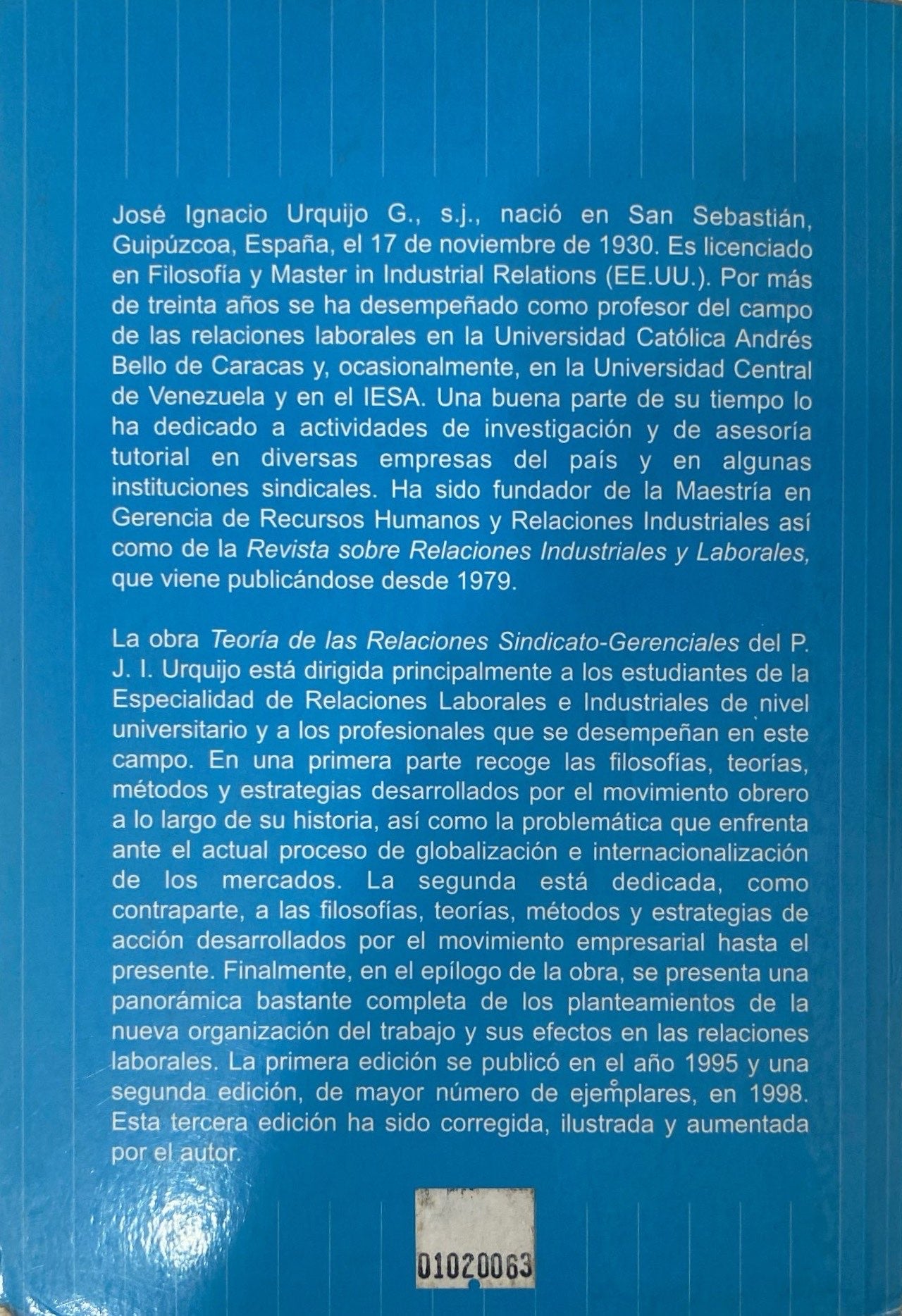 Teoría de las relaciones sindicato gerenciales | José Ignacio Urquijo