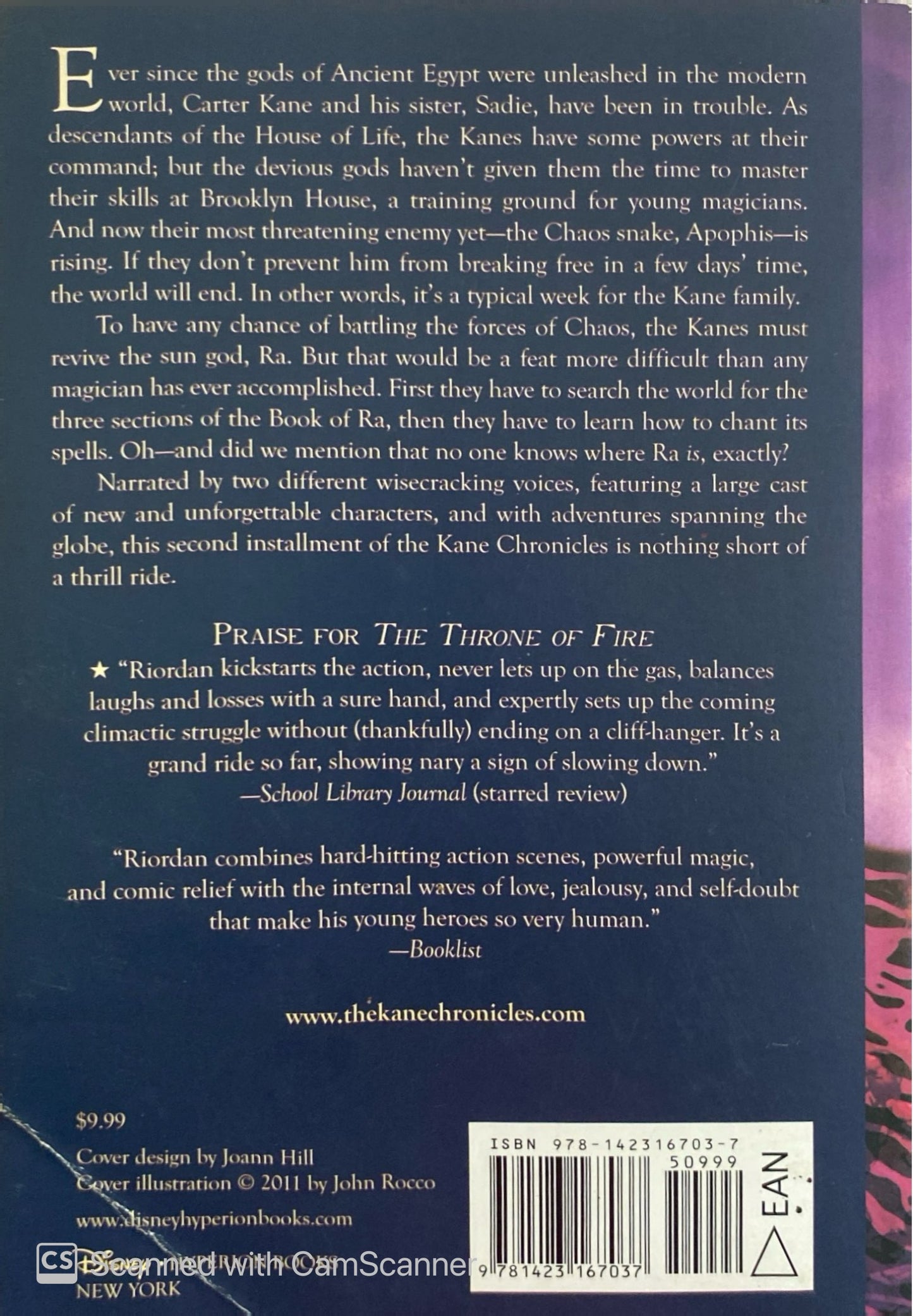The throne of fire | Rick Riordan