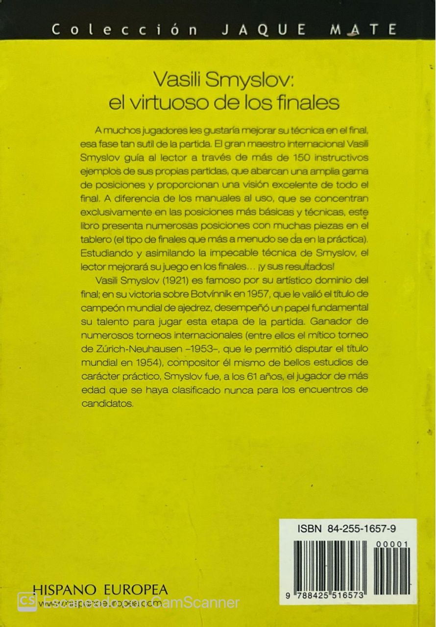 Vasili Smyslov: el viertuoso de los finales | Vasili Smyslov