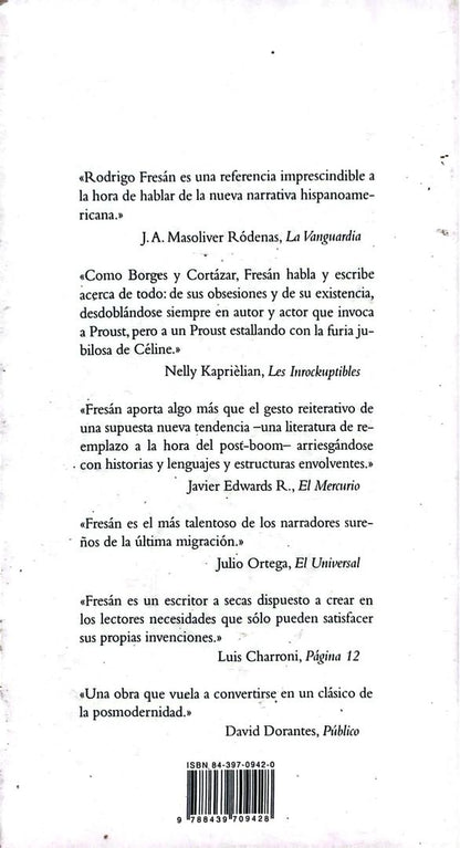 La velocidad de las cosas | Rodrigo Fresán