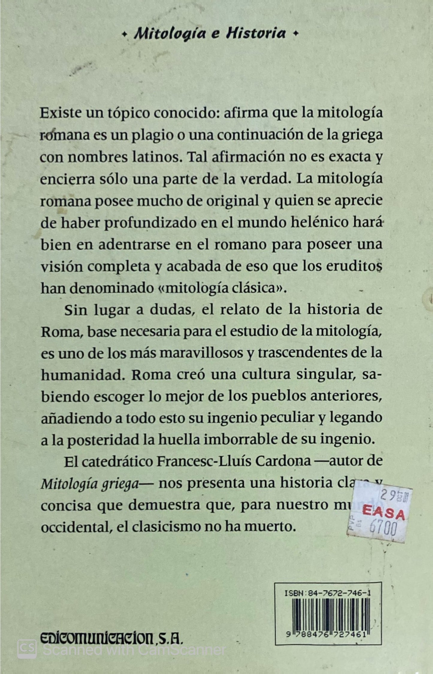 Mitología Romana | Francesc L. Cardona