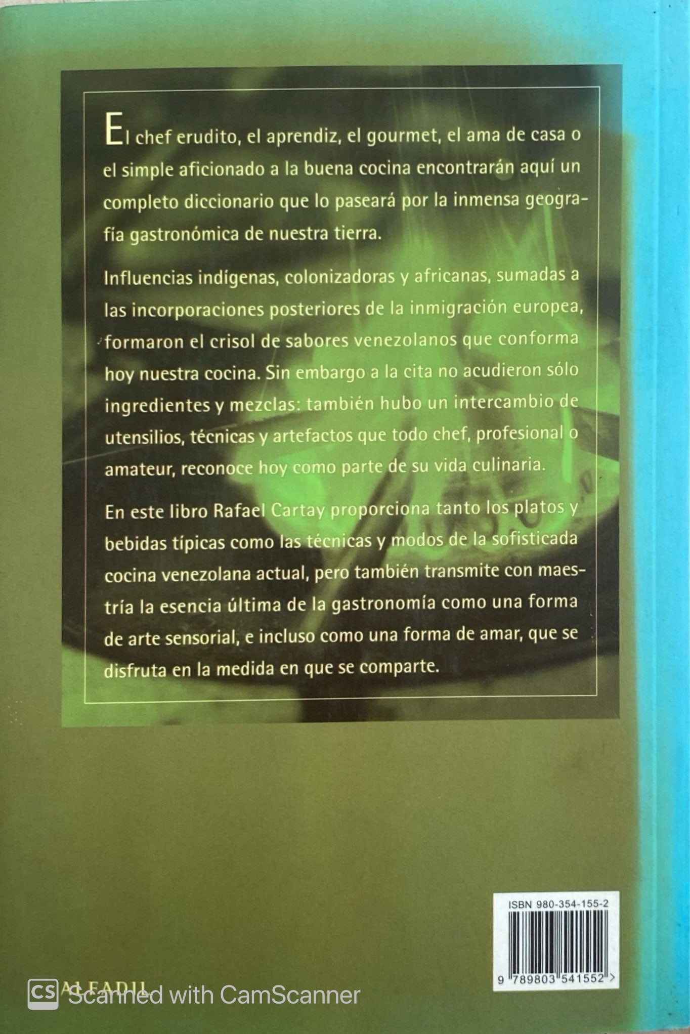 Diccionario de cocina Venezolana | Rafael Cartay