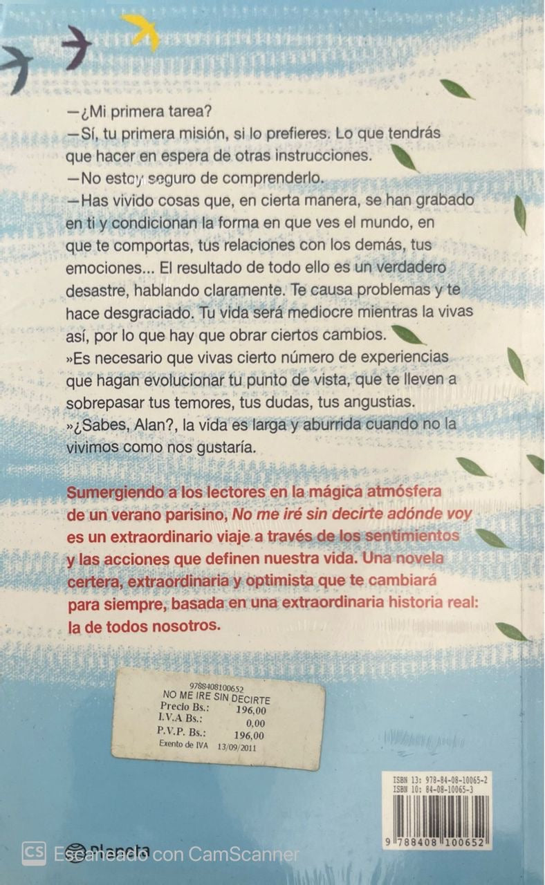No me iré sin decirte a dónde voy | Laurent Gounelle