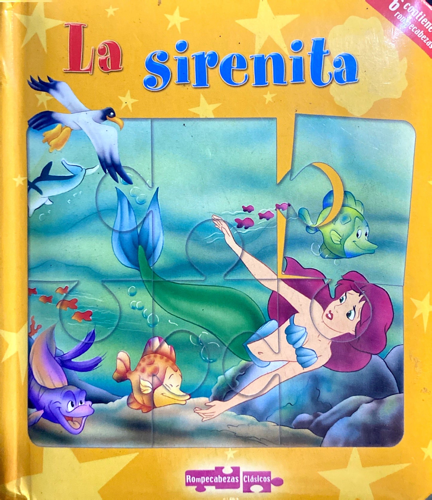 Cuento con rompecabezas La sirenita