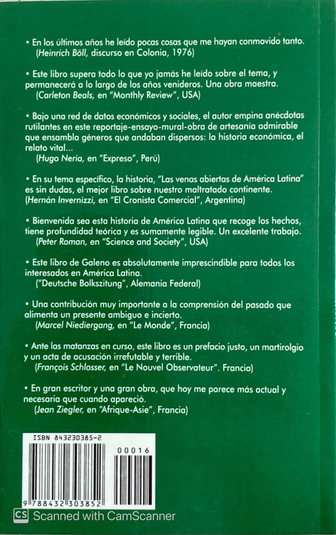 Las venas abiertas de américa Latina | Eduardo Galeano