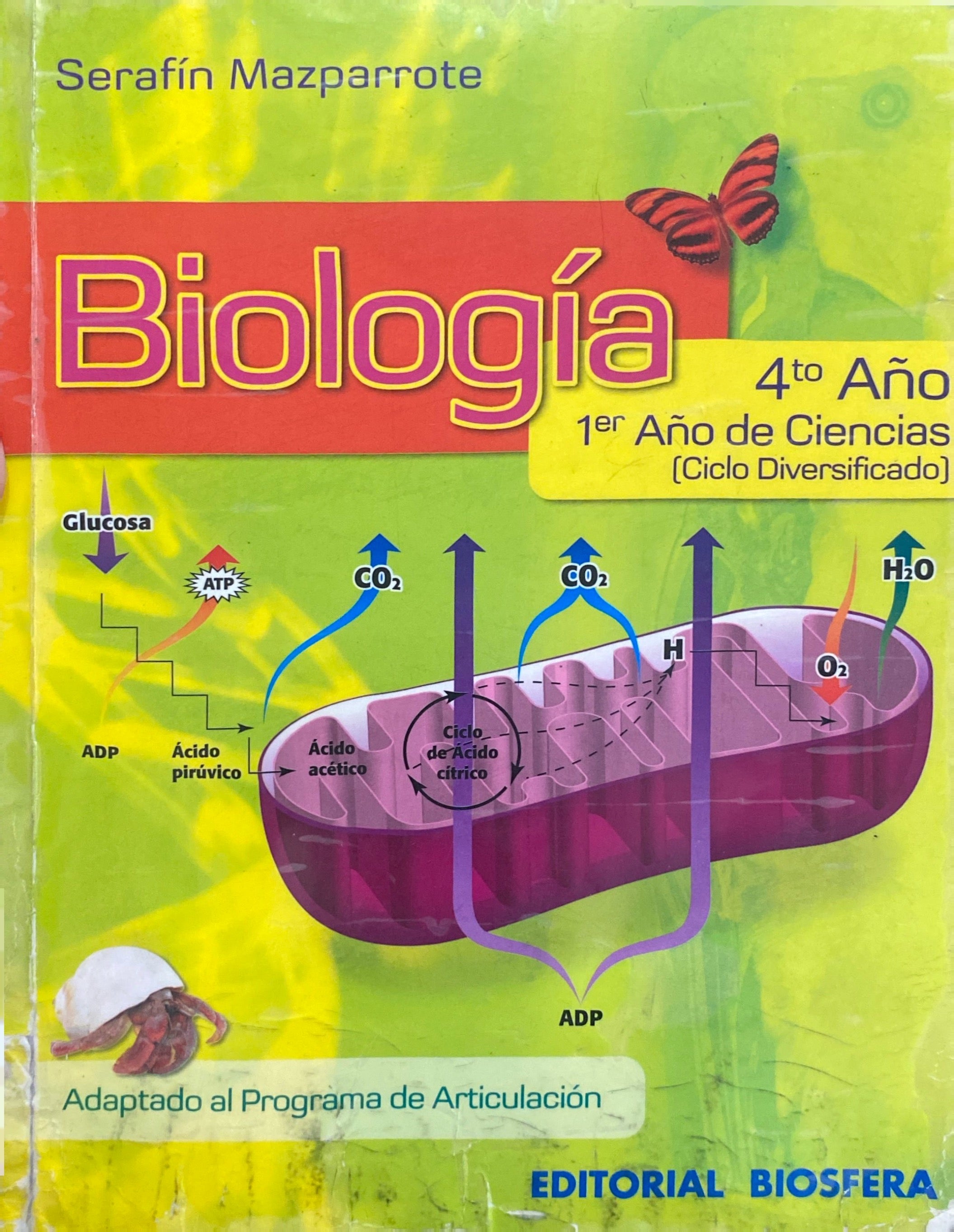Libro Biología 4to Año Serafín Mazparrote – Libros.ccs