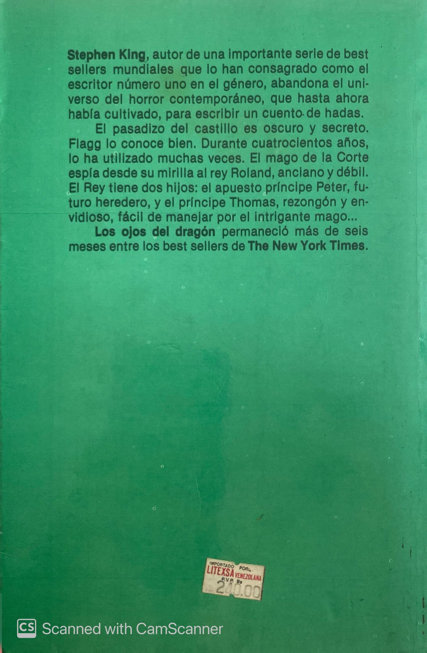 Los ojos del dragon | Stephen King