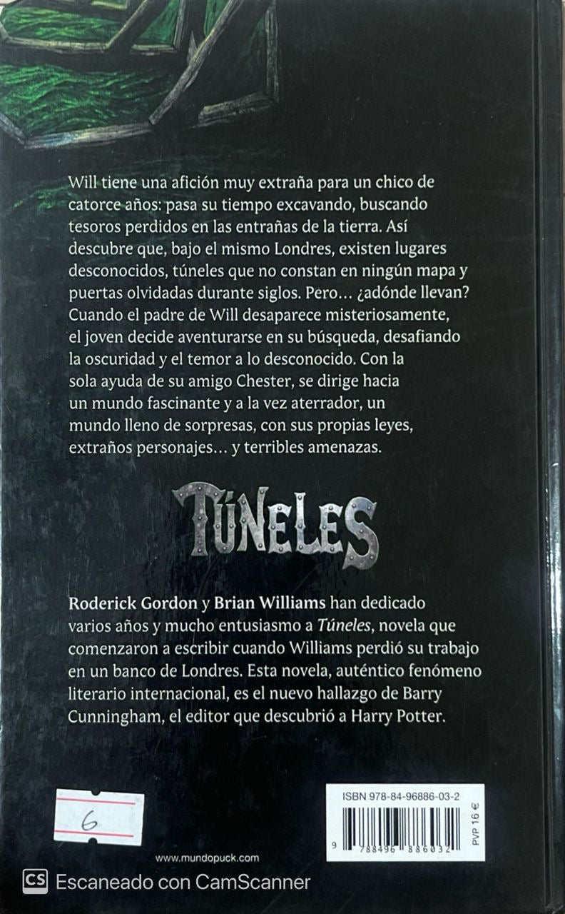 Túneles | Roderick Gordon y Brian Williams