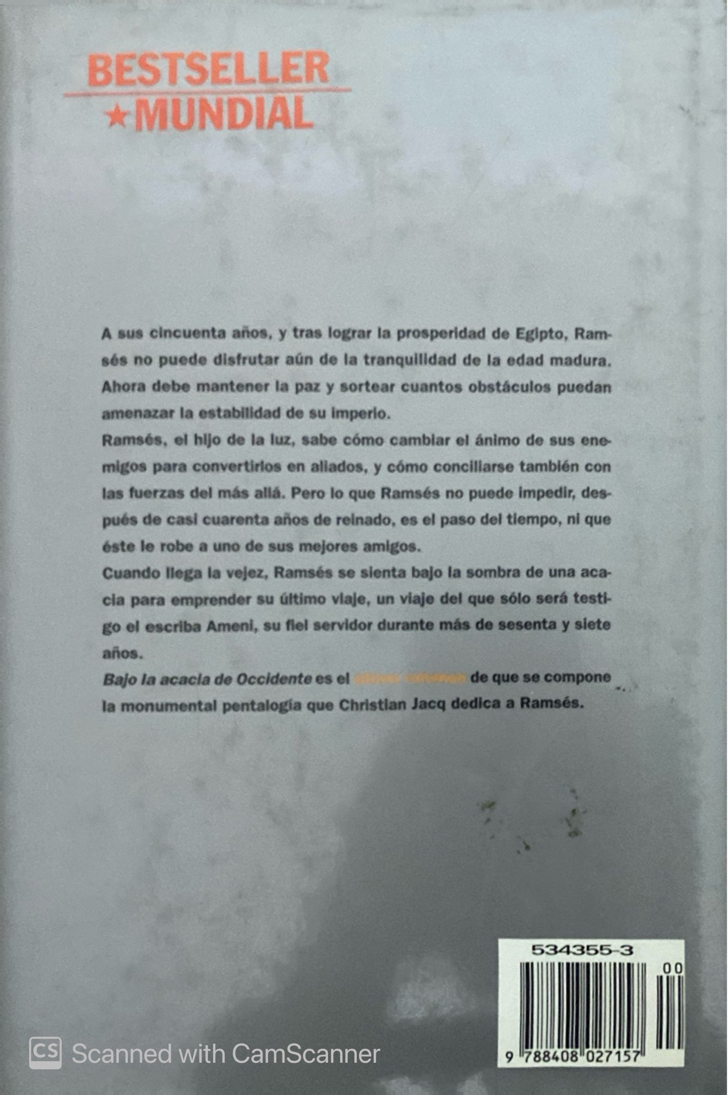Bajo la acacia de occidente | Christian Jacq Ramses