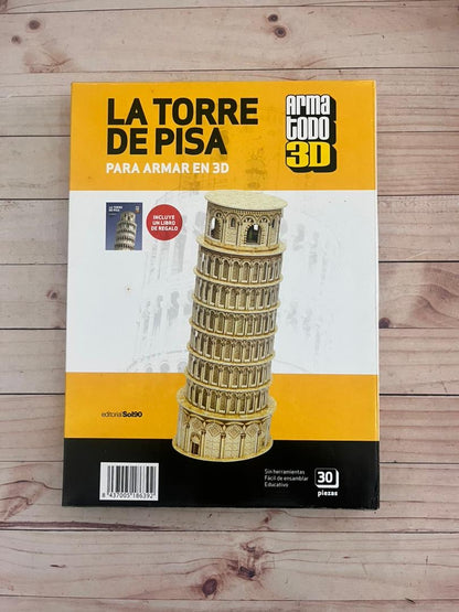Rompecabeza 3D Torre de Pisa