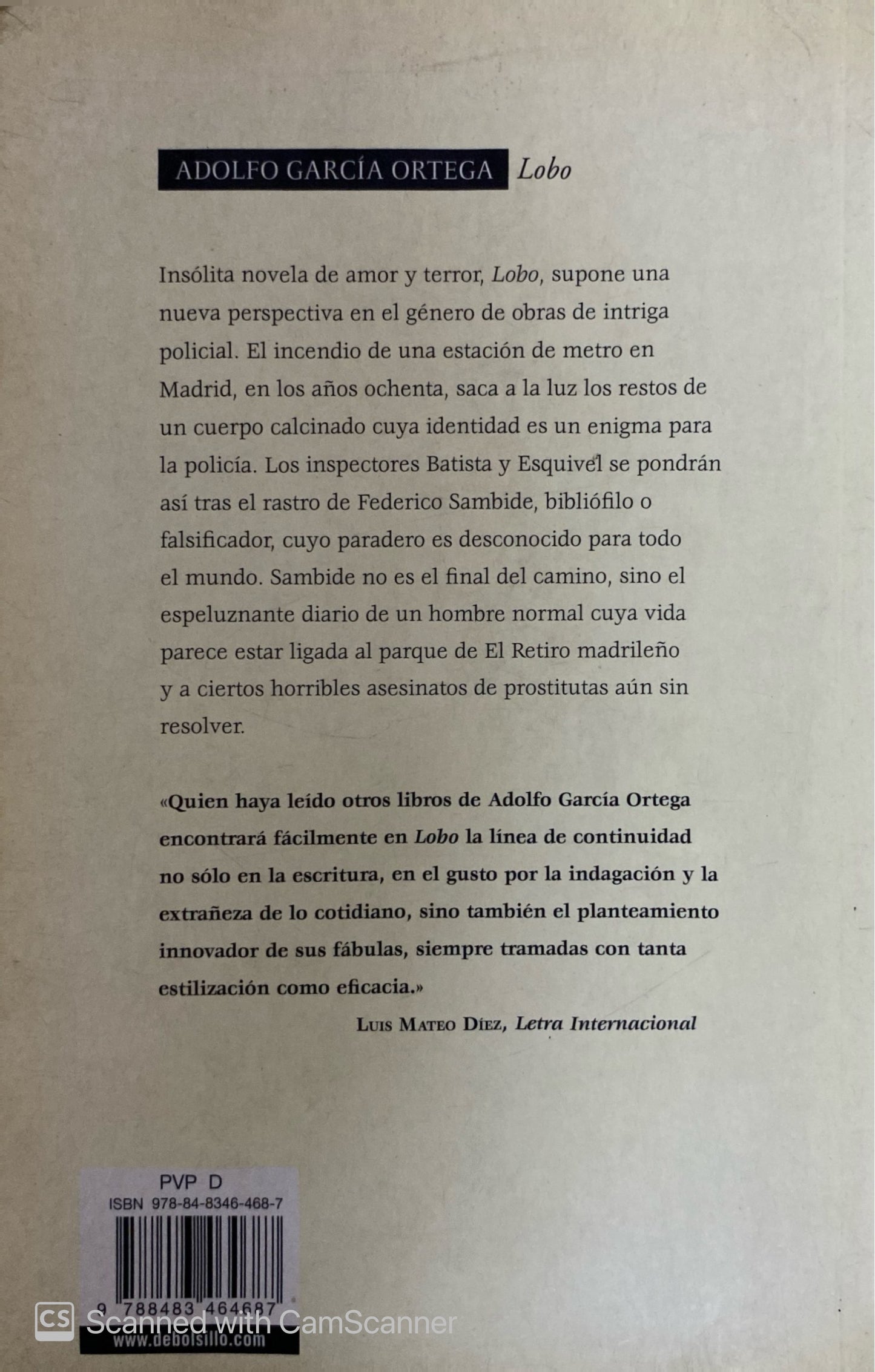 Lobo | Adolfo García Ortega