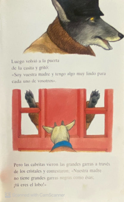 El lobo y las siete cabritas