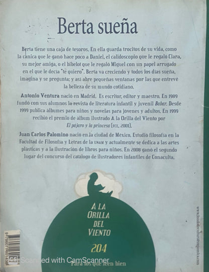 Berta sueña |  Antonio Ventura