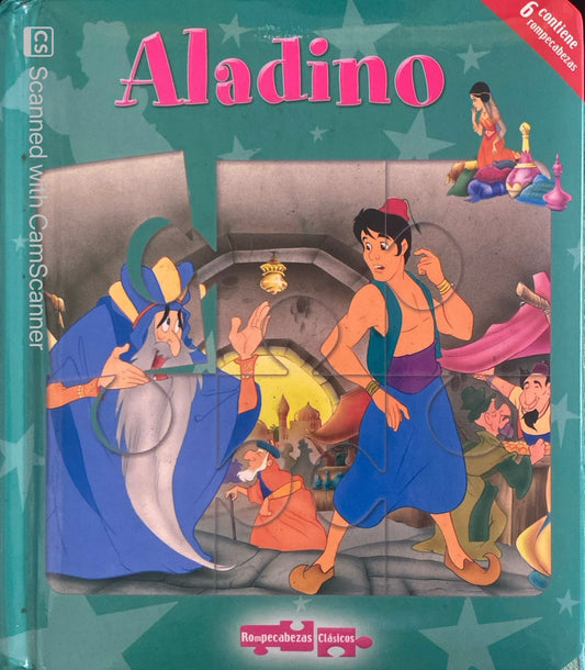Cuento con rompecabezas Aladino