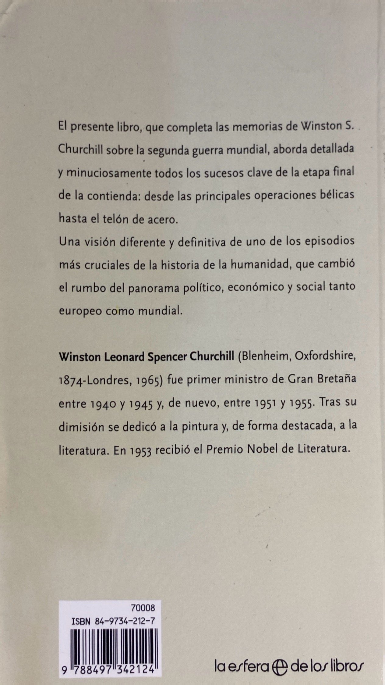 La segunda guerra mundial | Winston S.Churchill