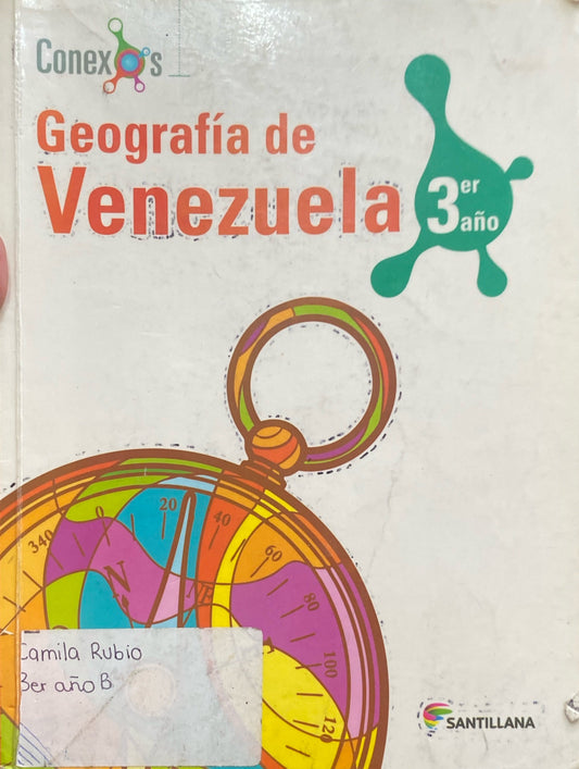 Geografía de Venezuela 3er Año Conexos