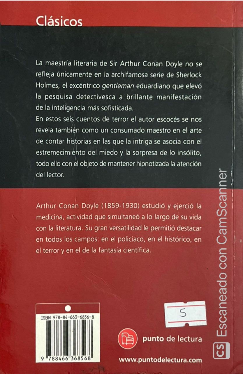 Cuentos de terror | Arthur Conan Doyle