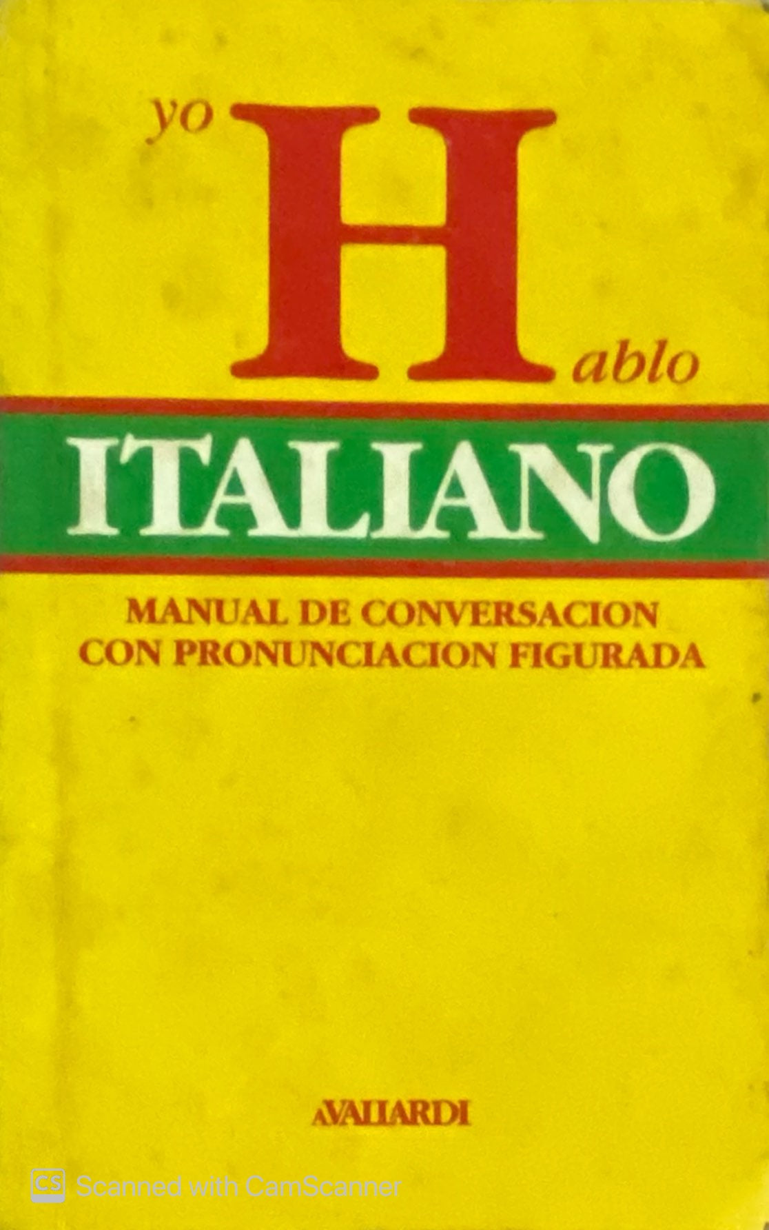 Manual de conversación de italiano