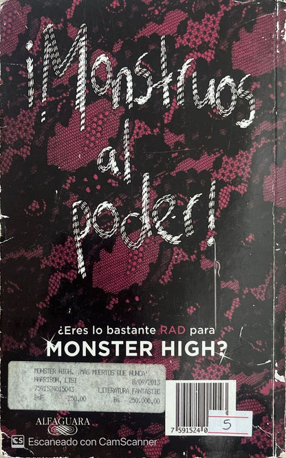 Monster High: Más muertos que nunca! | Lisa Harrison