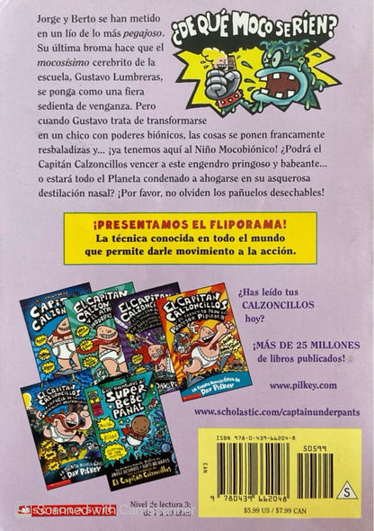 El capitán calzoncillos y el feroz batalla contra el niño macobiónico 1era parte: La noche de los mocos vivientes