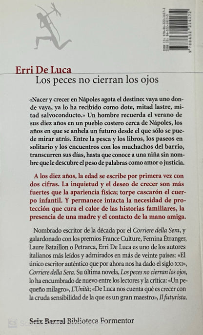 Los peces no cierran los ojos | Erri De Luca