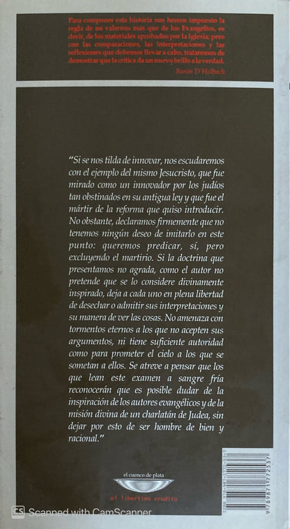 Historia crítica de jesucristo | Barón D-Holbach